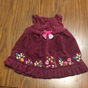 Gymboree Forest Friends Crushed Velvet Jumper